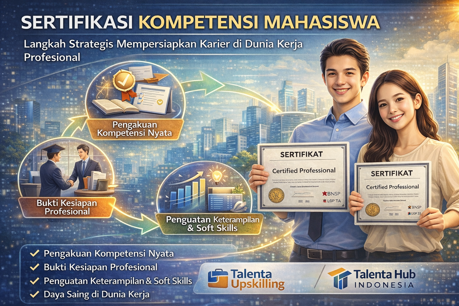 Sertifikasi Kompetensi Mahasiswa: Langkah Strategis Mempersiapkan Karier di Dunia Kerja Profesional